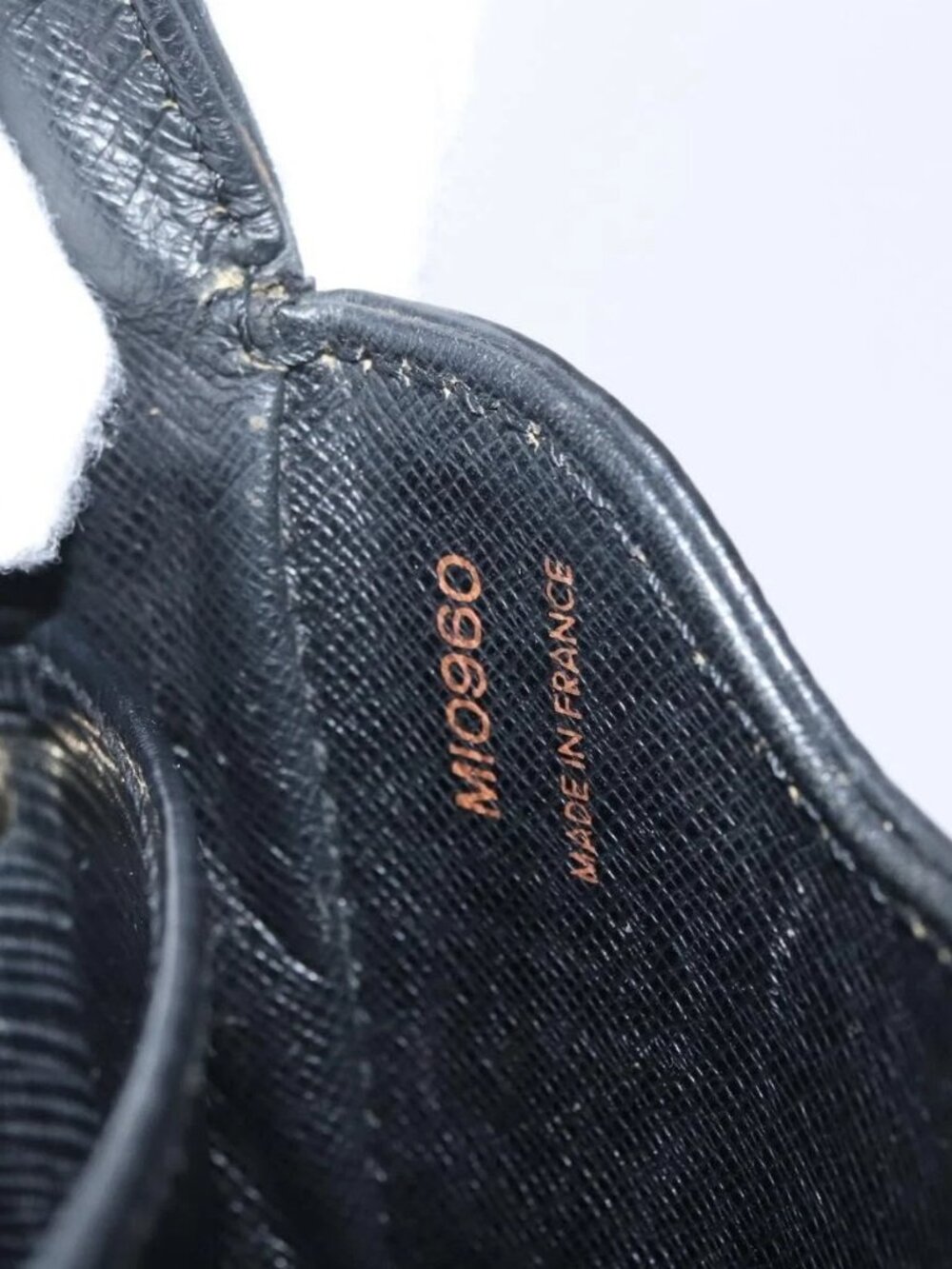 LOUIS VUITTON Epi Cartouchiere MM Shoulder Bag Black Noir M52242 LV Auth bs33662 - Picture 11 of 16
